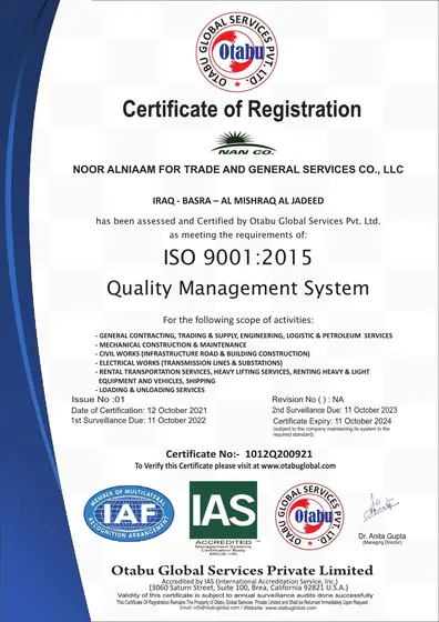ISO 9001:2015, Quality management