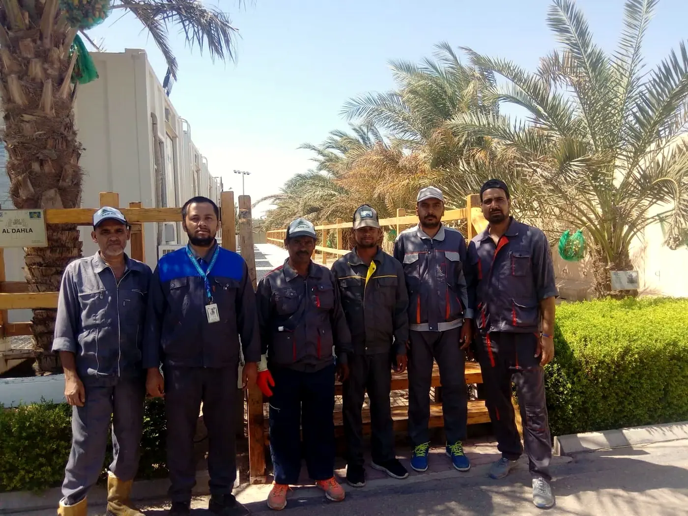 NANCO camp team standing together at a base camp